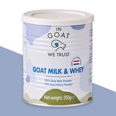 [현대백화점 AK플라자 입점브랜드]_인고트산양유 분말_GoatMilk&Whey(단백질25.4%)_산양유(산양유청)100%_네덜란드 생산_공식수입원 소프트링크, 1개, 350g