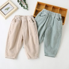 유아동 골덴 바지 키즈 코듀로이 배기 팬츠