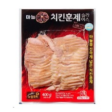 닭고기몰 노랑오리 마늘치킨훈제슬라이스 400g, 1개