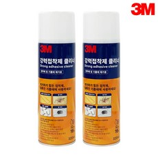 3M 강력 접착제 클리너 320ml 기름때 테이프 잔사 펜 얼룩 껌 잉크 세정 제거, 2개