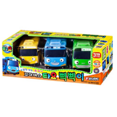 바니랜드 꼬마버스타요 삑삑이 3종 완구세트, Color (혼합), 5개