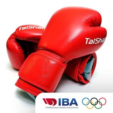 복싱글러브 타이산 국제 복싱연맹 IBA 이바 AIBA 아이바 공인글러브 권투글러브, 레드, 1개