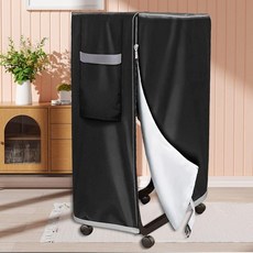 Delamiya 접이식 침대 커버 99 38 114cm 휴대용 게스트 검은색 실내 및 실외 보관용 가방 방수 Marke 556695, 1개