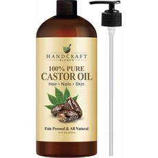 Handcraft Blends 피마자 오일 Castor Oil 473ml, 1개
