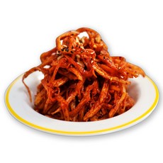 신규출시 국내제조 달콤 매콤 쫄깃 오징어채 진미채 무침 간편반찬 500g, 1개