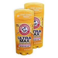 Arm & Hammer Ultramax Invisible Solid Powder Fresh Antiperspirant & Deodorant-2.6 oz 2 pack, 73.71g, 1개