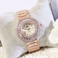 손목큐빅팔찌시계