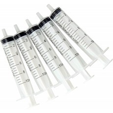 바늘 없는 5 X 10ml 10cc 주사기의 칼링 팩:, 1, 단일옵션