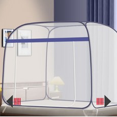 오어키드 사각 원터치 모기장 텐트 침대 아기 야외, 퀸 2-3인용, 퀸 2-3인용
