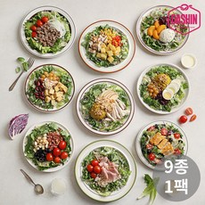 [다신샵] 신선한 한스푼샐러드 도시락 9종 1팩 골라담기 / 주문후제조, 리코타치즈 샐러드 1팩, 1개
