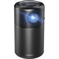Anker Nebula Capsule (Android 탑재 모바일 프로젝터) [100 ANSI 루멘 / DLP 탑재 / 360도 스피커], 단일상품
