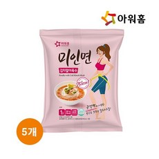 [아워홈] 김치말이 미인면(김치말이육수)351g 5개 봉지형, 상세 설명 참조