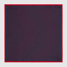 Gucci GG and shamrocks silk pocket square 604097 4GA57 4174
