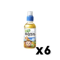 코코몽 유기농 하늘보리 페트음료 200ml x 6개