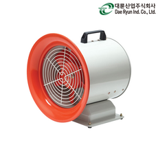 대륜산업 포터블팬 DR-E200DS/DR-E250DS/DR-E300DS 배풍기 송풍기 환풍기, DR-E250DS(0.5마력), 1개 - dr-2504pt