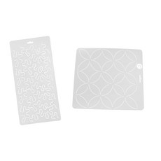 ZCD DIY 봉제 공예 바느질 도구 플라스틱 퀼트 템플릿, 클리어