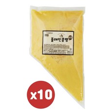 커피콩빵 반죽 10kg 플레인맛 카페 디저트, 1kg, 10개