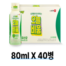 락토조이 오늘비움 유산균음료, 160ml, 20개