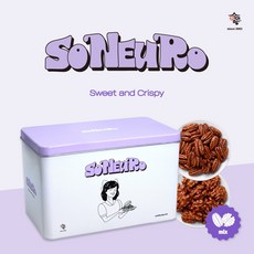 수미향 소느로 틴케이스 혼합 정과 (피칸6+호두6 | 30g X 12팩), 12개