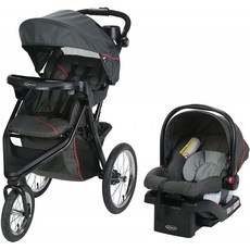 Trax Jogging Stroller 및 SnugRide 30 유아용 카시트 Evanston: Baby를 포함한 Graco Trax Jogger Travel System, 단일옵션