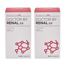 닥터바이 레날 강아지 신장 영양제 방광 요로 건강 배뇨 크랜베리 츄르 2세트