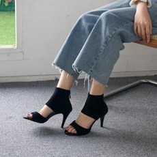 오픈토앵클부츠