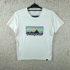 [여S](빈티지프렌)파타고니아 화이트 기능성 반팔티