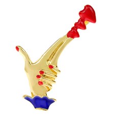 샤넬하트브로치