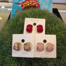 유색보석귀걸이