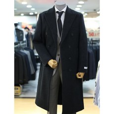 BON 20FW 차콜그레이 울캐시미어 이중직원단 더블 롱코트 BN0WHA270 DY