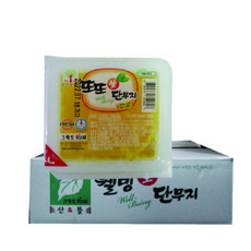 인생단무지 슬라이스 단무지 (1box) 그래도푸드, 80개, 150g