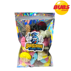 스웨덴 젤리 오리지널 Bubs 법스 스웨덴 캔디 스웨디쉬 젤리 여러가지맛 믹스, 1개, 250g