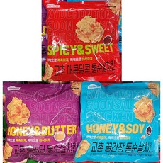 Flaverse 교촌 통순살 치킨 400g (1.매콤달콤 2.꿀버터 3.꿀간장 / 3종 택1), 1개