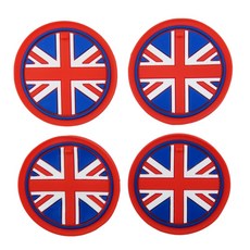 BMW Mini Countryman R60 WRC John Cooper Works LCI 컵 홀더 매트 충격 방지 실리카 젤 패드 용 미끄럼 방지 컵 매트, 스타일 A 4PCS
