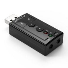넥스트유 USB 외장 7.1ch 사운드카드, AV2306, 30개