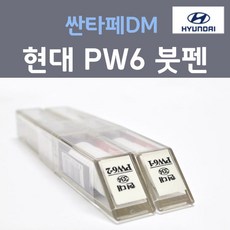 순정품 현대모비스 싼타페DM PW6 (2개세트) 붓펜 자동차 차량용 카페인트, 2개, 8ml