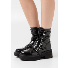 Buffalo MOLLIE - Platform ankle boots - black BU311N088 150불 이상 주문시 부가세 별도