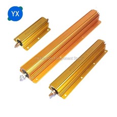 RX24 알루미늄 파워 금속 쉘 케이스 권선 저항 200W 300W 500W 0 1 10K 0 22 0 33 0 5 1 2 4 8 20 30 100 200 300 500 1K 2K