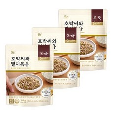 본죽 호박씨와 멸치볶음, 60g, 21개