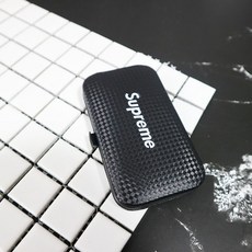 슈프림 Supreme 손톱깍이 세트 네일손질도구키트 손톱깎기 선물박스, 블랙개
