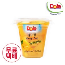 Dole 돌 간편 컵과일 후룻컵198g /망고컵 x6개/간편과일/통조림과일/통조림망고, 198g(망고), 망고컵 x6개