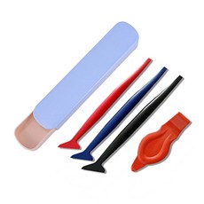 5Pcs 자동차 액세서리 포장 도구 비닐 필름 랩 스크레이퍼 스티커 나이프 키트 창 색조 스퀴지 나이프 데칼 스크랩, 1개