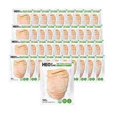 허닭 프레시 슬라이스 닭가슴살 오리지널, 100g, 40개