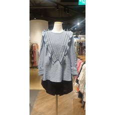 뉴코아강남오즈세컨 플릴넥블라우스O21j7wbl003w