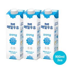 매일우유 오리지널 900ml 3개