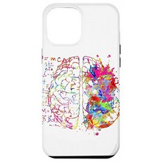 iPhone 12 Pro Max 해부학 적 뇌 의사 수학 방정식 신경과 의사 선물 케이스, 단일옵션