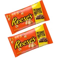 1+1 Reeses 리세스 피넛 버터 베이킹 칩스 283g / Peanut Butter Baking Chips Bag