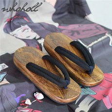 남성 일본 전통 게다 게타 나막신 쪼리 유가타 유카타 신발