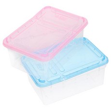 파충류 애완 동물 테라리움 전문 케이지 통풍 뱀 도마뱀 상자 프리미엄 플라스틱 가정용 탱크 2 개, [01] Assorted Color, 2개