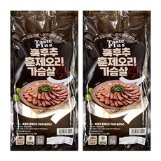 기타 브랜드 쉐프의밥상 흑후추 훈제오리 가슴살 오리고기 슬라이스 160g X 2팩, 단일옵션, 2개